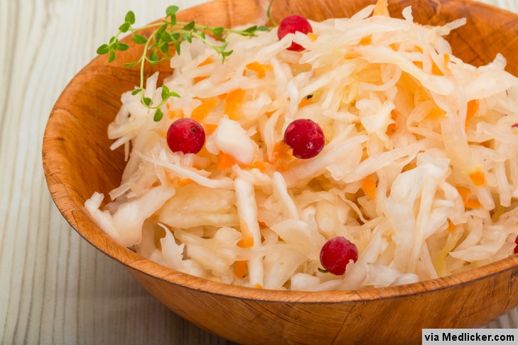 Cranberry, cabbage and carrot salad