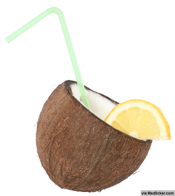 Coconut and lemon drink