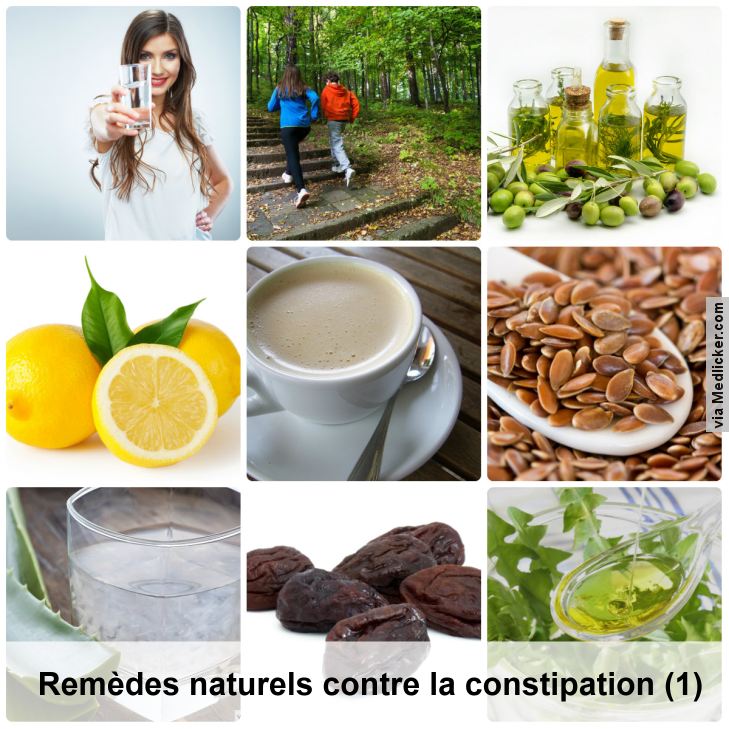 Remèdes naturels contre la constipation