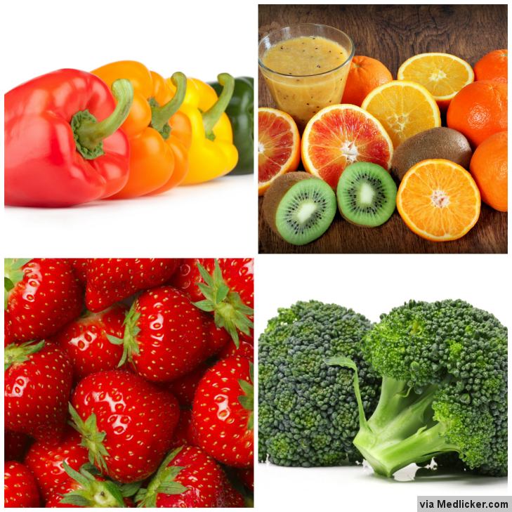 Ovoce a zelenina s vysokým obsahem vitamínu C
