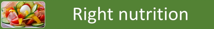 Right nutrition sign