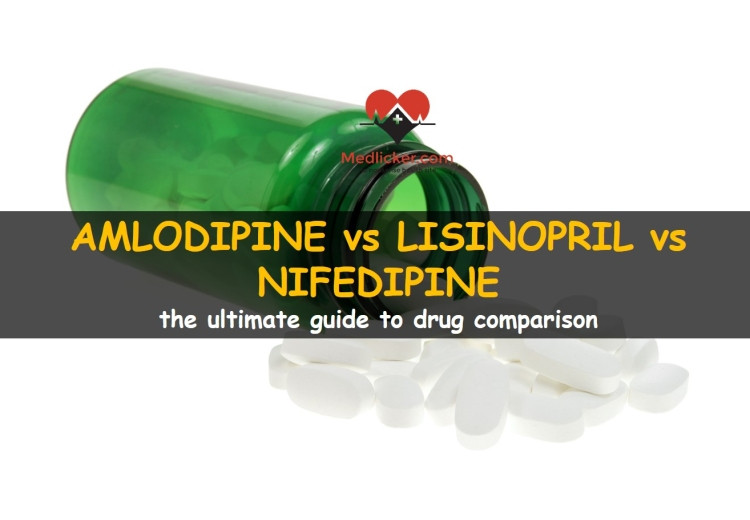 Amlodipine vs Lisinopril vs Nifedipine