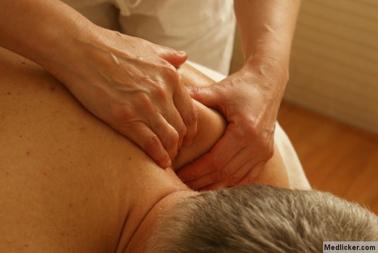 Spasm massage shoulder