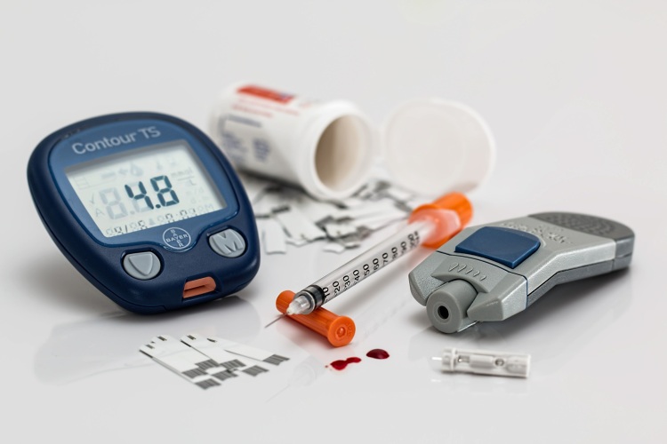 Diabetes equipment: meters, syringe and other stuff