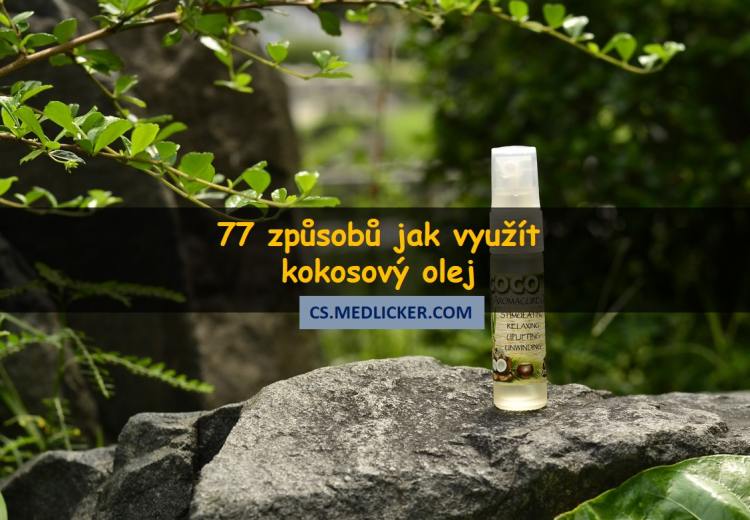 77 možností jak používat kokosový olej