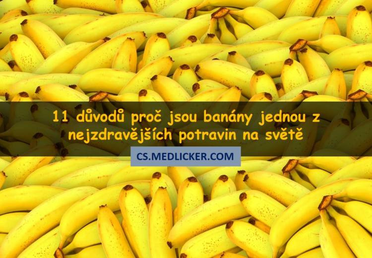 Jaké vitamíny a živiny obsahují banány? A jak působí na naše zdraví?