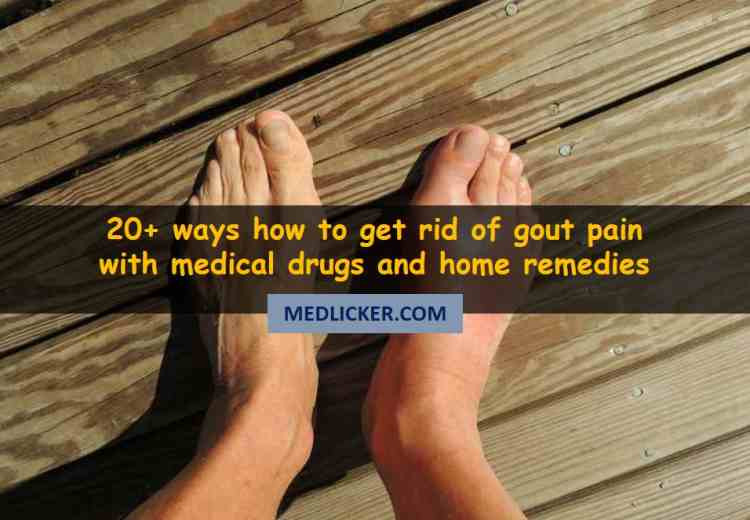 How to stop gout pain fast and get immediate relief?