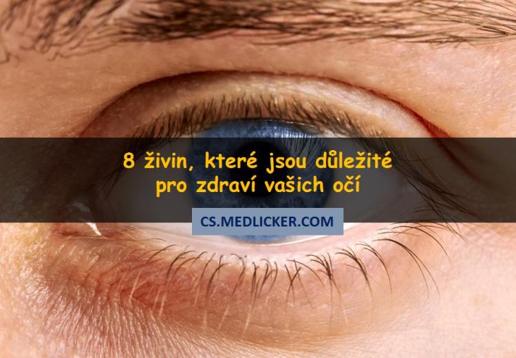 8 důležitých živin pro zdravé oči