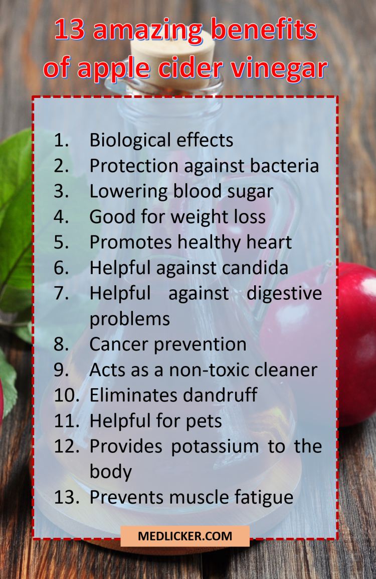 13 amazing benefits of apple cider vinegar