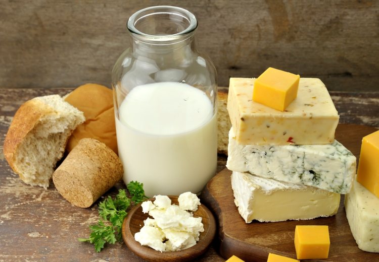 Dairy products and cheese are high in phosphorus
