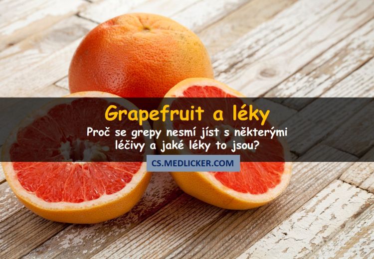 Grapefruit může negativně ovlivnit účinnost řady léčiv? Tady je seznam jeho nejčastějších lékových interakcí!