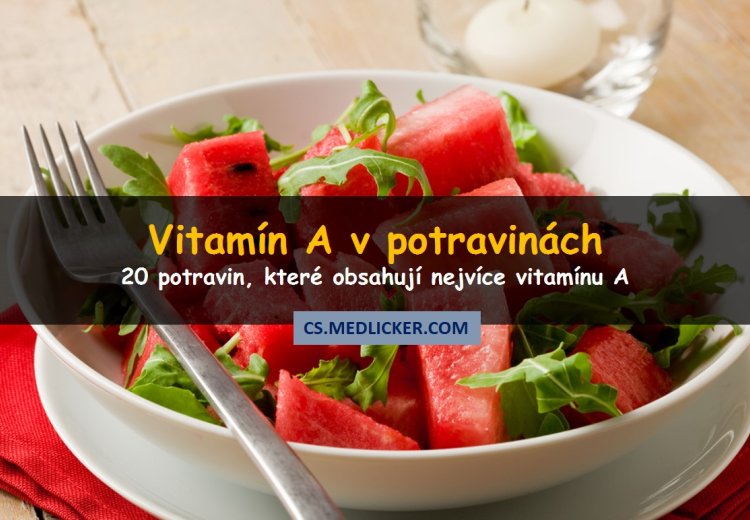 20 potravin bohatých na vitamín A