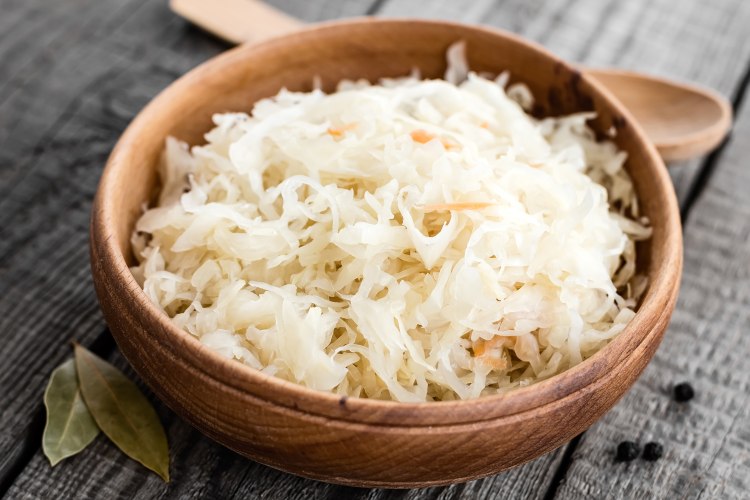 Sauerkraut is a rich source of healthy probiotic bacteria