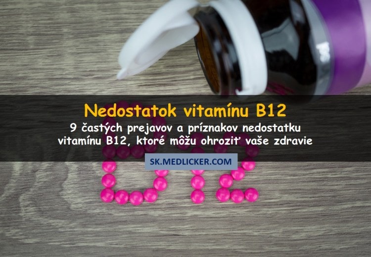 9 príznakov a prejavov nedostatku vitamínu B12