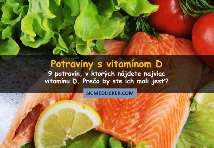 9 zdravých potravín, v ktorých sa nachádza vitamín D