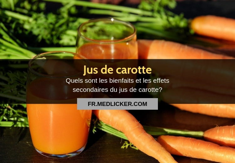 8 bienfaits du jus de carotte