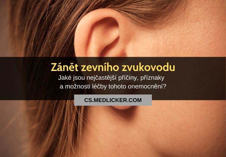 Zánět zevního zvukovodu (otitis externa): vše co potřebujete vědět
