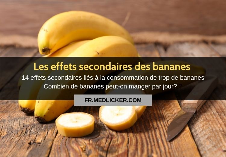 14 effets secondaires liés à la consommation de trop de bananes