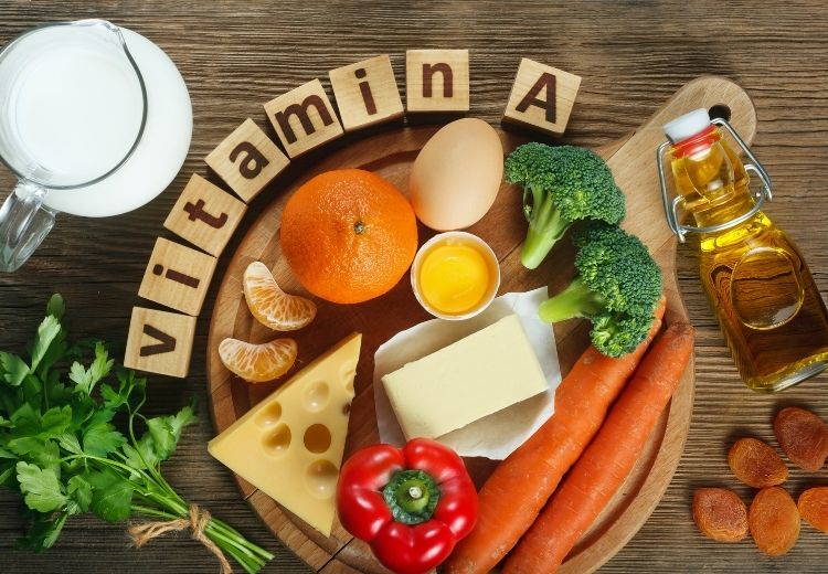 Nejlepší způsob jak doplnit chybějící vitamín A je zařadit do jídelníčku potraviny, které ho obsahují